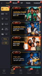 JJ804 Game events section featuring seasonal campaigns, tournaments, and exclusive bonuses