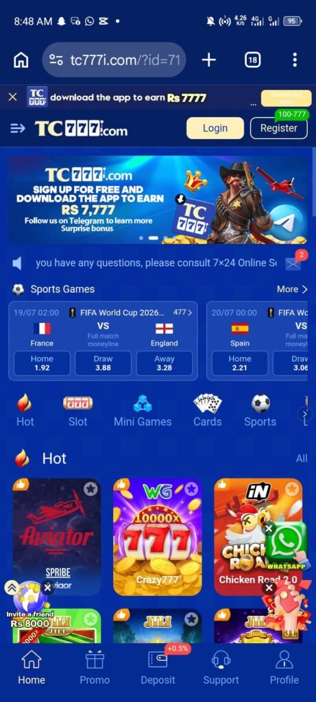 tc777 game
