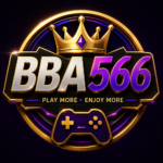 BBA566 Game emblem showcasing a premium 3D gaming logo with crown and controller icon.